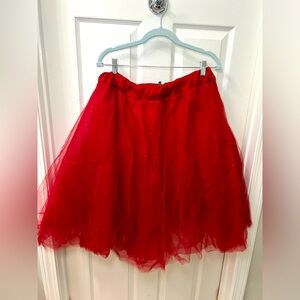 Maroon KTOO Tutu Skirt Size Large